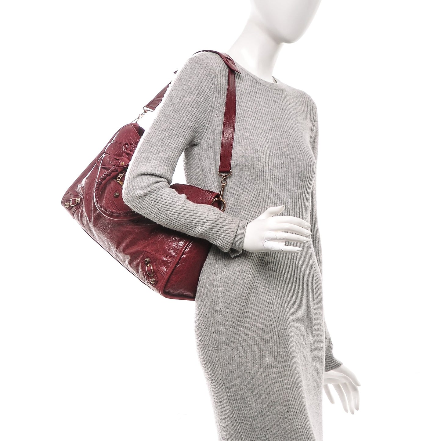 Agneau Giant 12 Rose Gold Hardware City Cassis