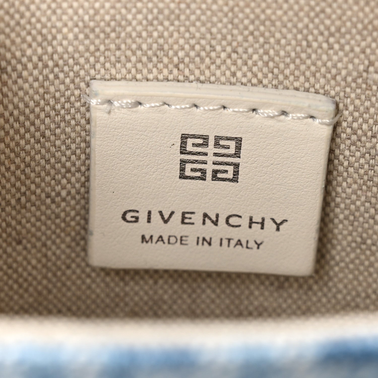 Givenchy Washed Denim Mini G Vertical Shopping Tote Blue 6 of 10