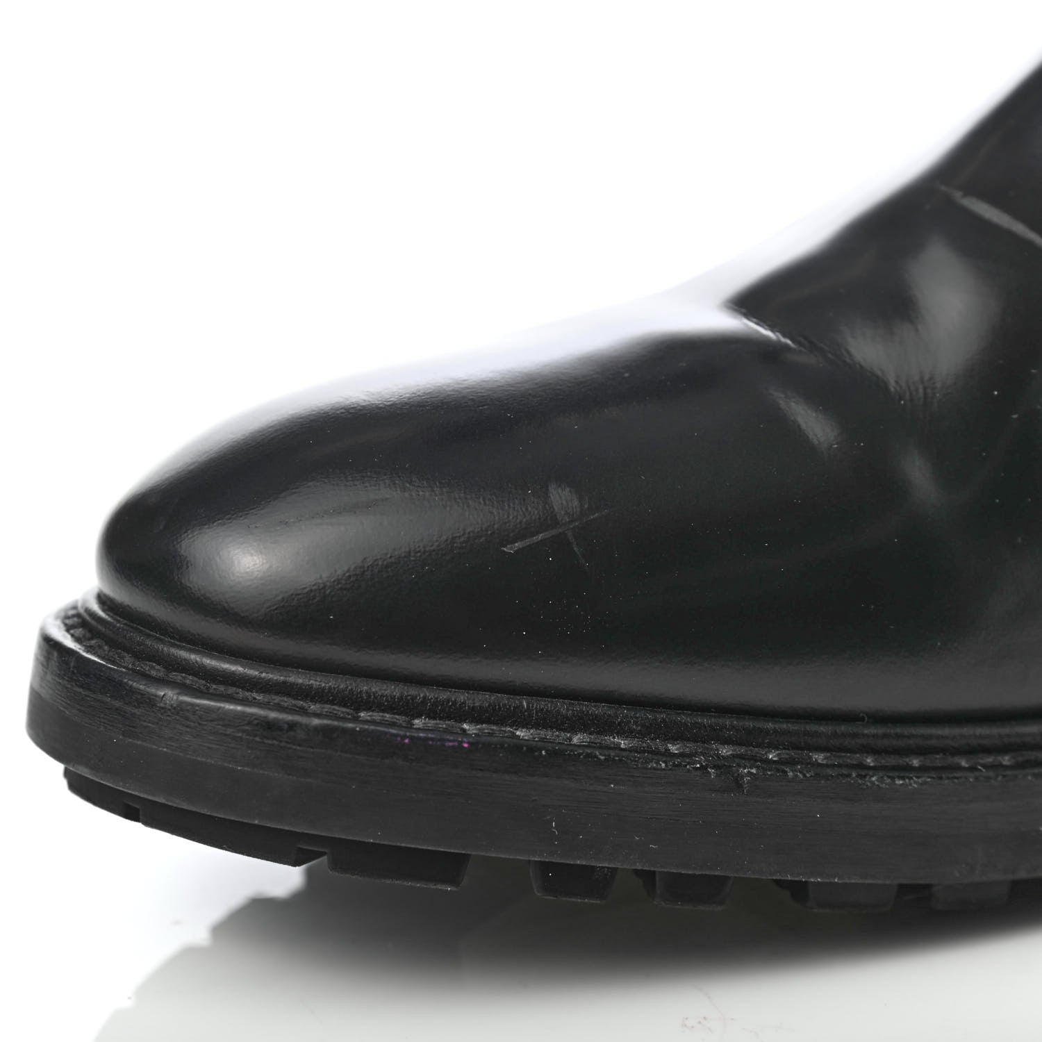 Christian Dior Calfskin Tartan D-Order Low Boot 37.5 Black Off White 10 of 12