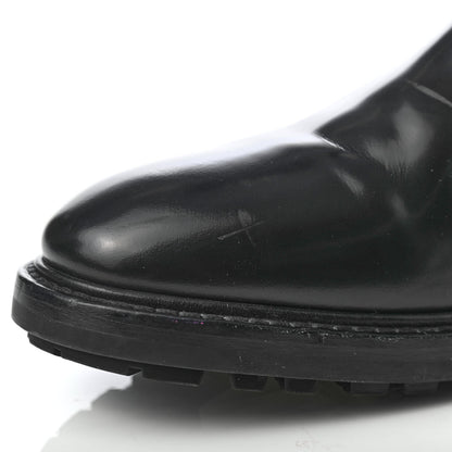Christian Dior Calfskin Tartan D-Order Low Boot 37.5 Black Off White 10 of 12