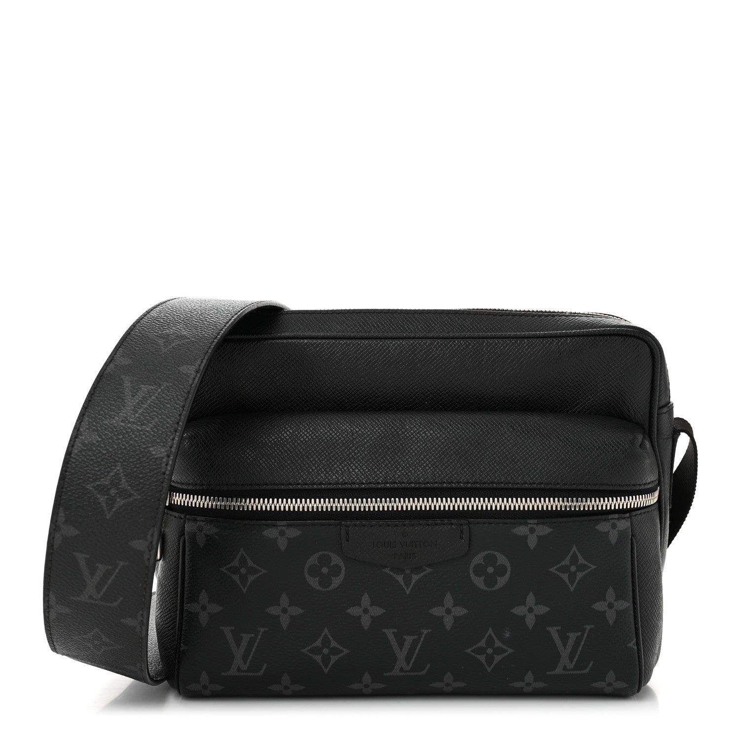 Louis Vuitton Taiga Monogram Eclipse Outdoor Messenger Black 1 of 9