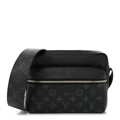 Louis Vuitton Taiga Monogram Eclipse Outdoor Messenger Black 1 of 9