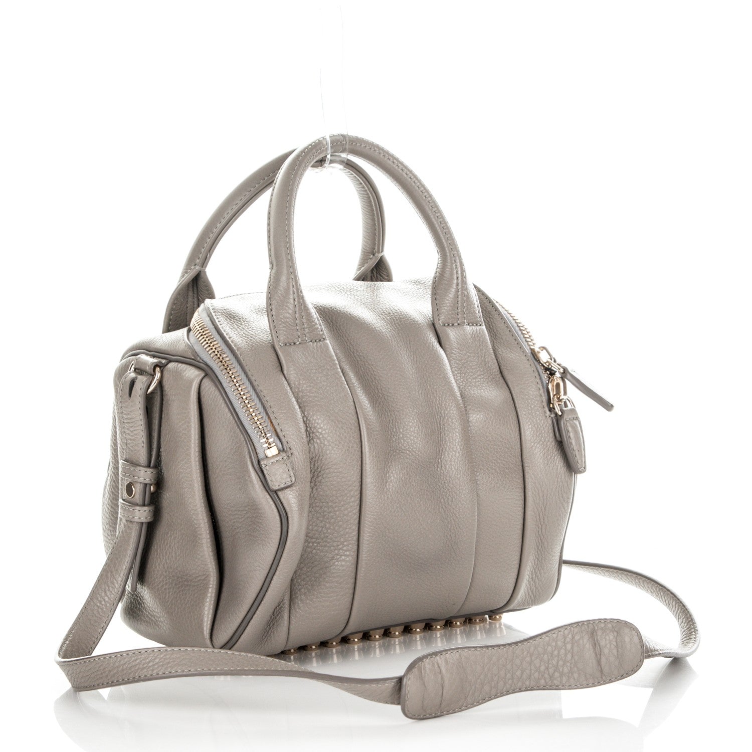 Alexander Wang Pebbled Lambskin Rockie Oyster 3 of 6