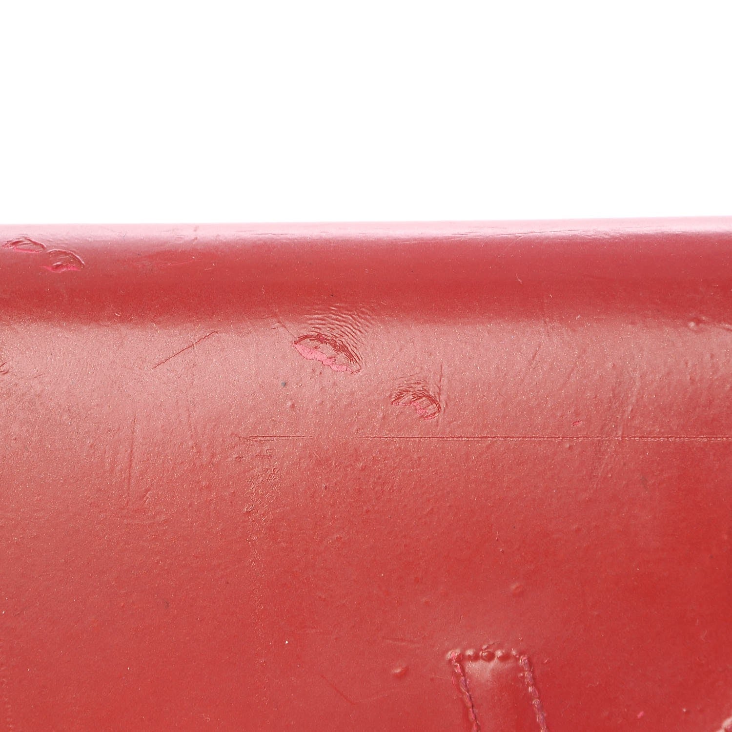 Saint Laurent Textured Patent Large Belle De Jour Clutch Fuchsia 8 of 17