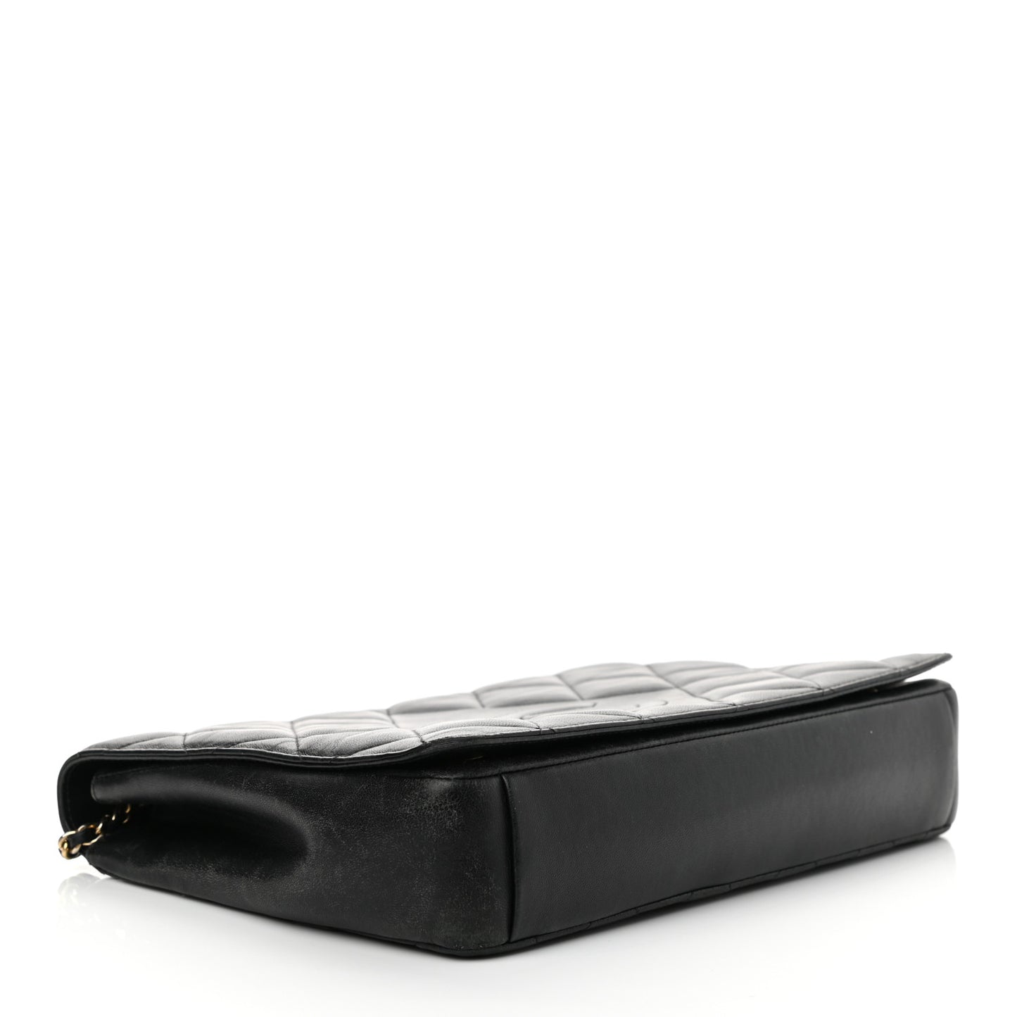 Lambskin Quilted Medium Diamond CC Flap Black