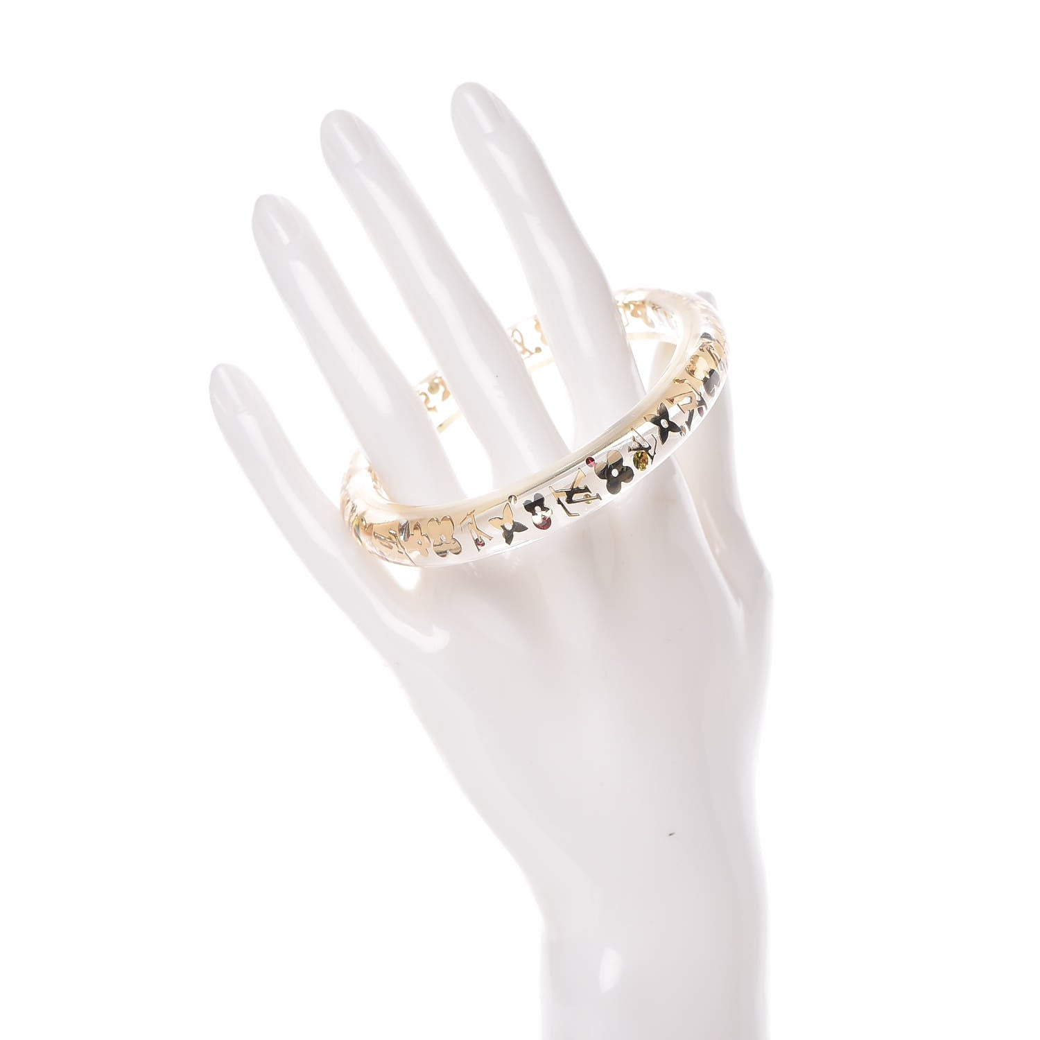 Louis Vuitton Resin Swarovski Inclusion Bracelet PM Transparent 2 of 3