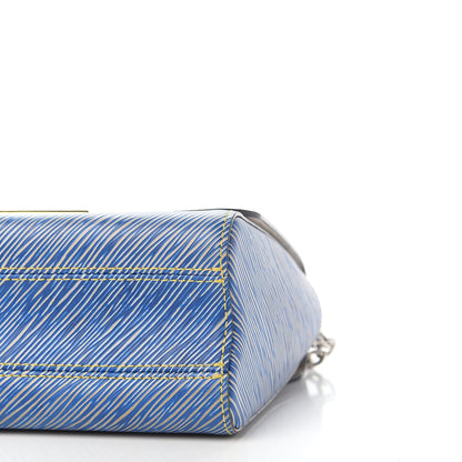 Louis Vuitton Epi Twist Shoulder Bag MM Denim Light 9 of 10