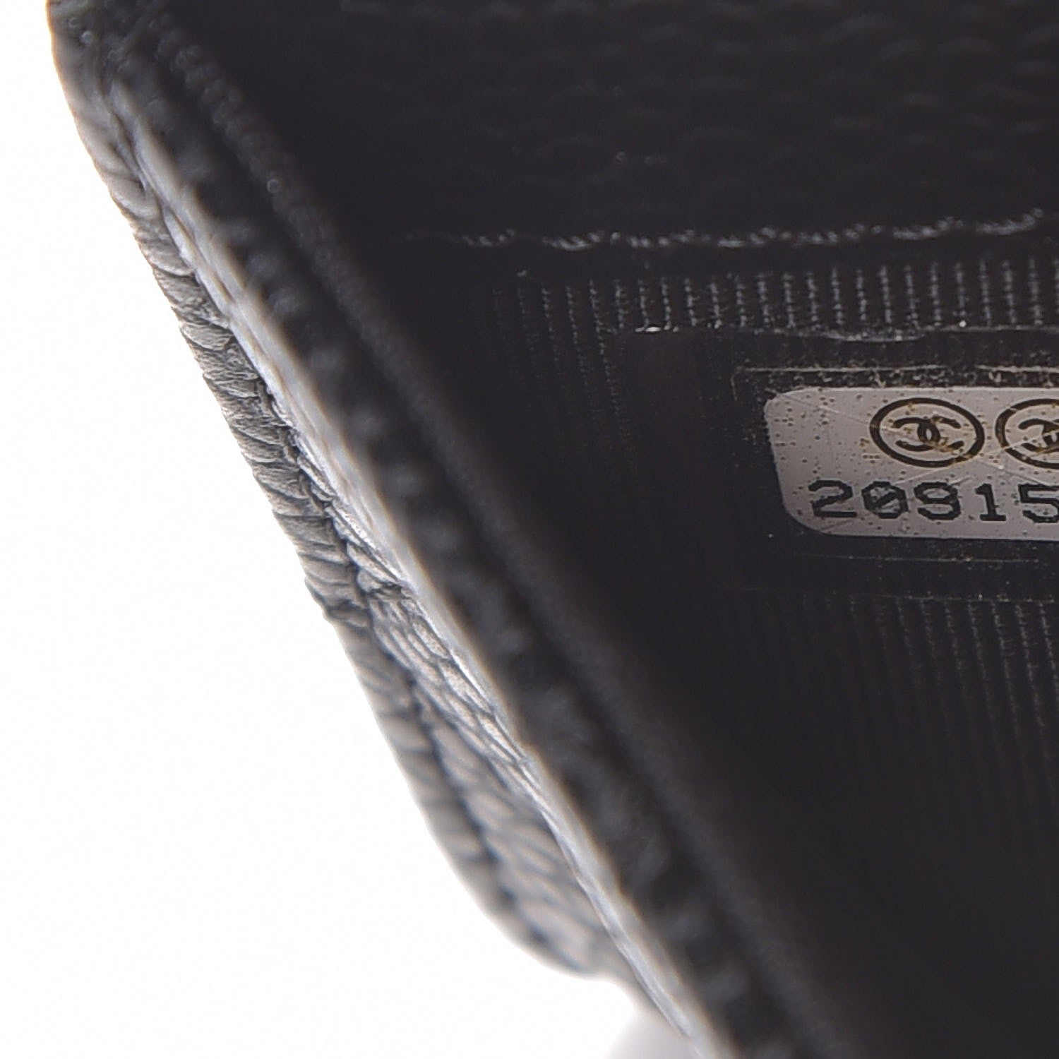 Chanel Caviar Quilted Flap Card Holder Black 8 of 10