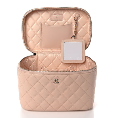 Chanel Caviar Quilted Large Vanity Pouch Light Beige 6 of 11
