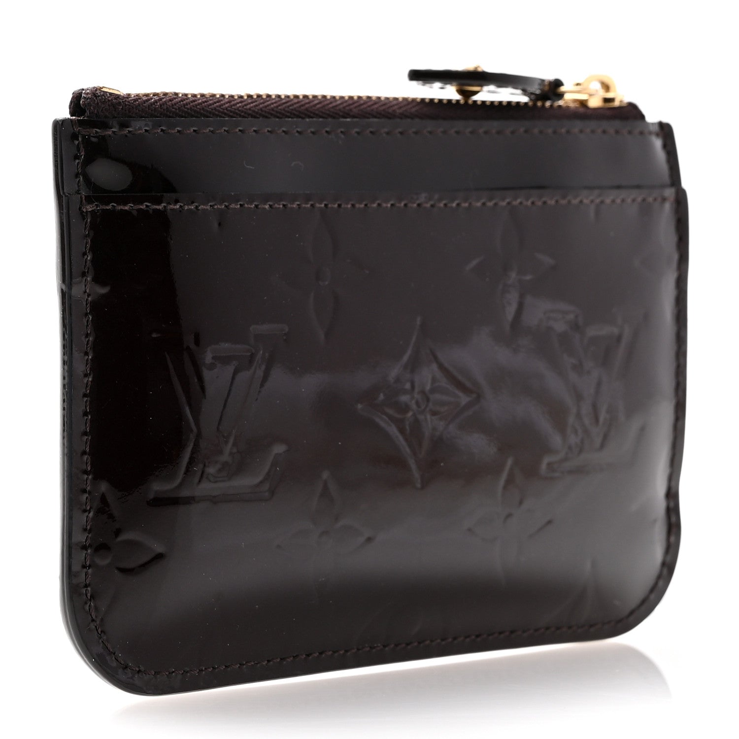 Louis Vuitton Vernis Key Pouch NM Amarante 3 of 7