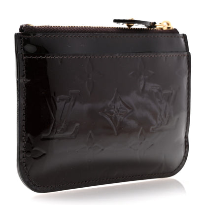 Louis Vuitton Vernis Key Pouch NM Amarante 3 of 7