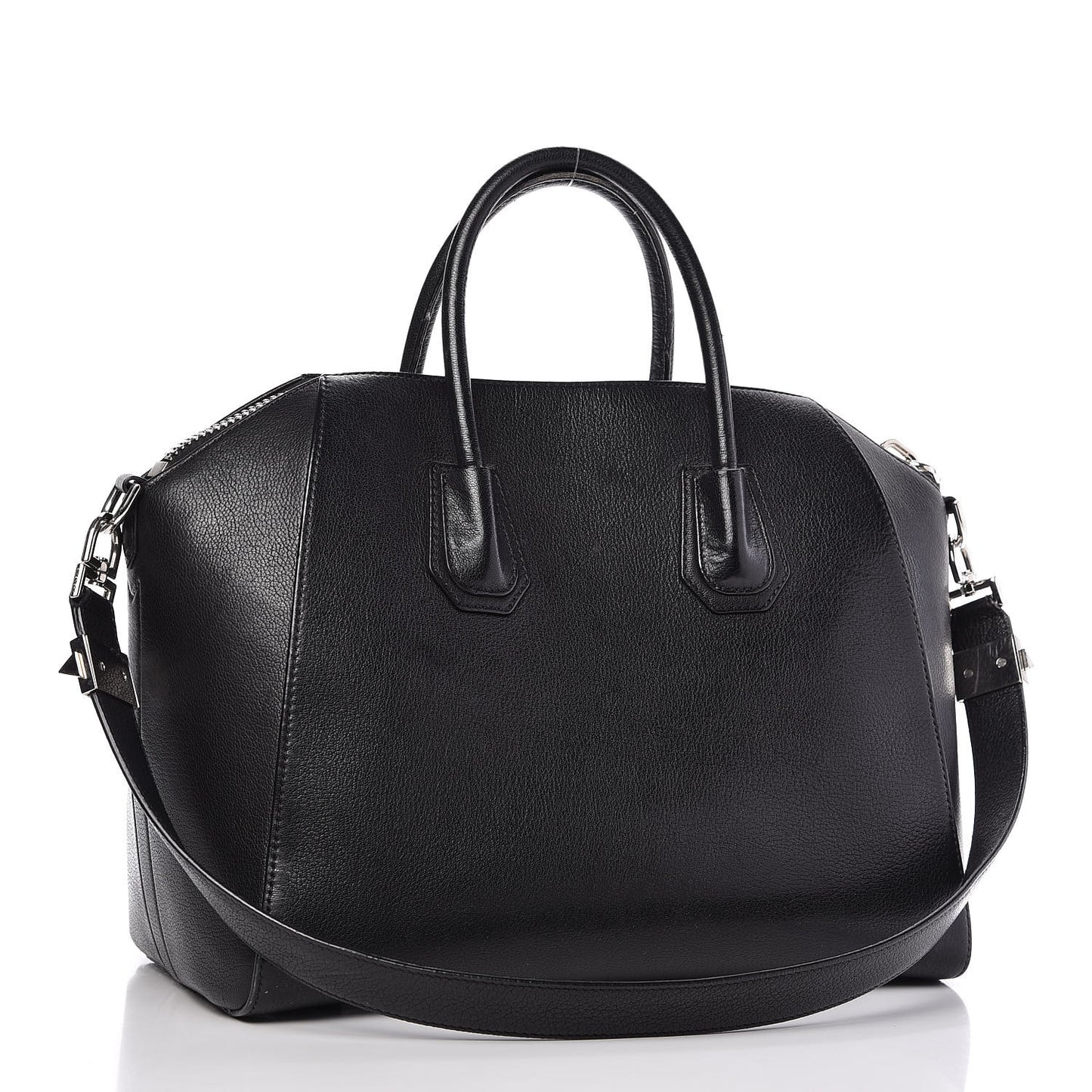Sugar Goatskin Medium Antigona Black