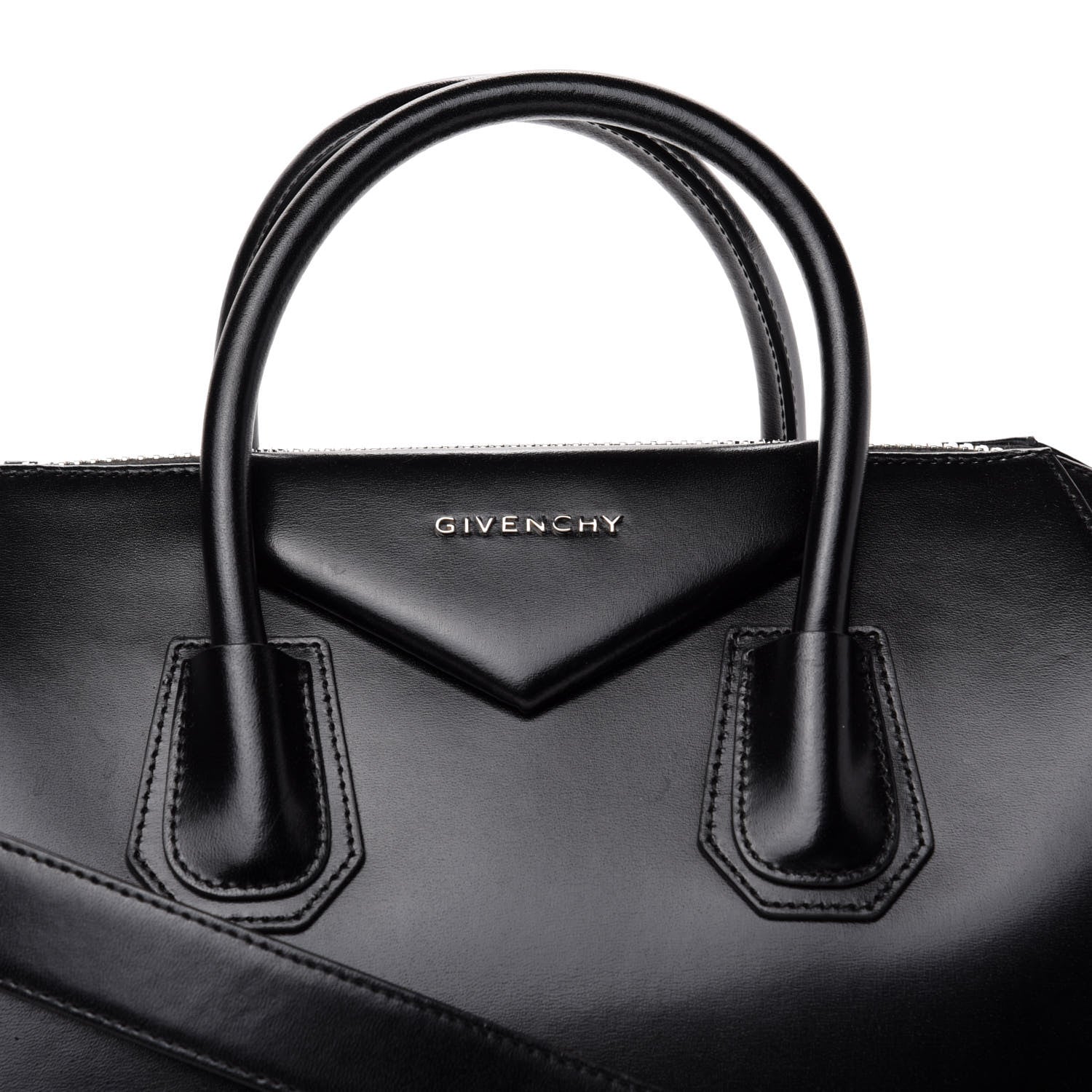 Givenchy Shiny Lord Calfskin Medium Antigona Black 11 of 11