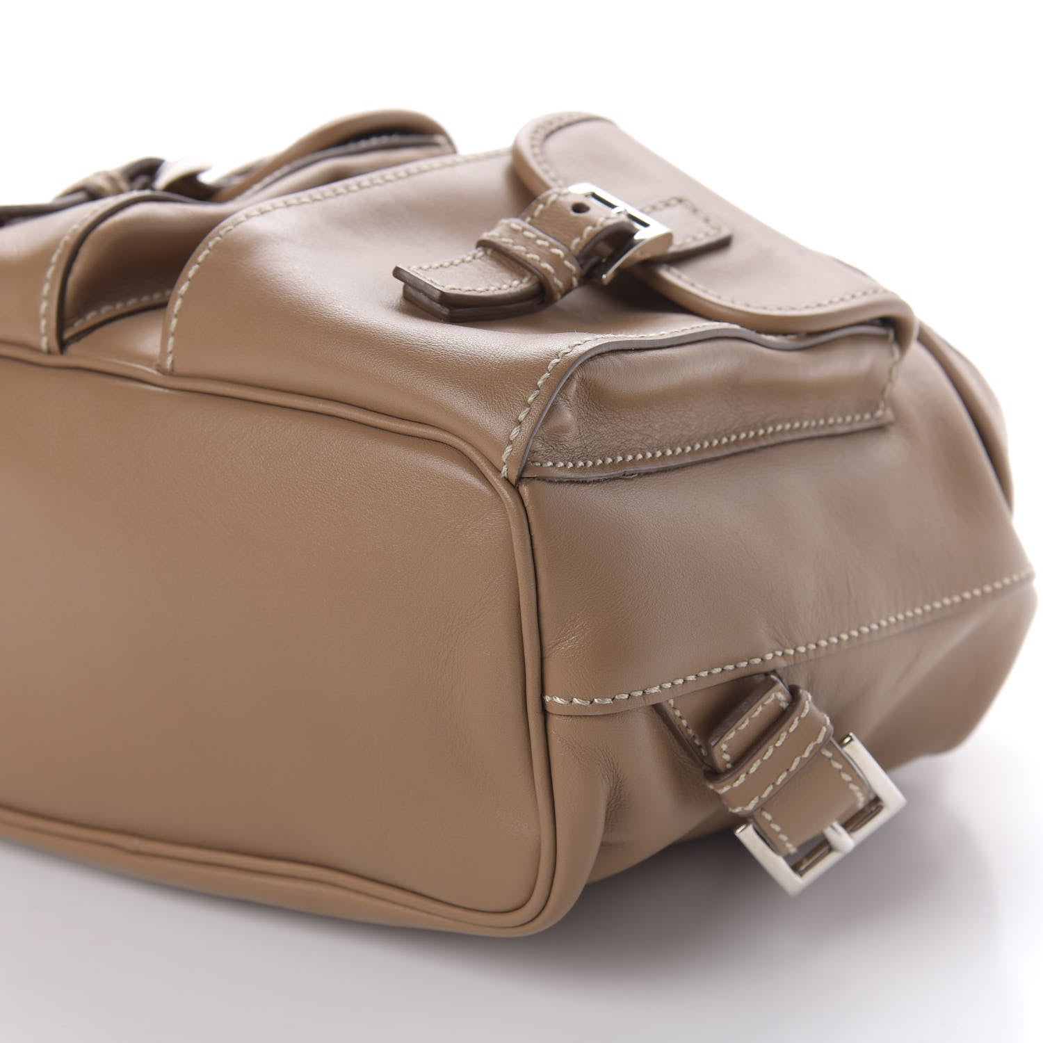 Prada Soft Calf Rucksack Backpack Caramel 6 of 9