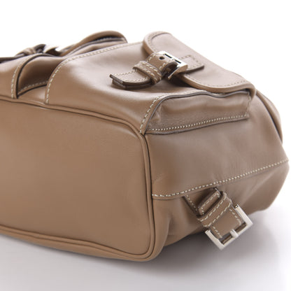Prada Soft Calf Rucksack Backpack Caramel 6 of 9