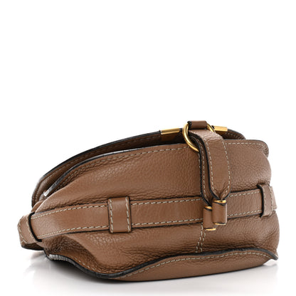 Chloe Calfskin Mini Marcie Round Crossbody Bag Nut 4 of 17