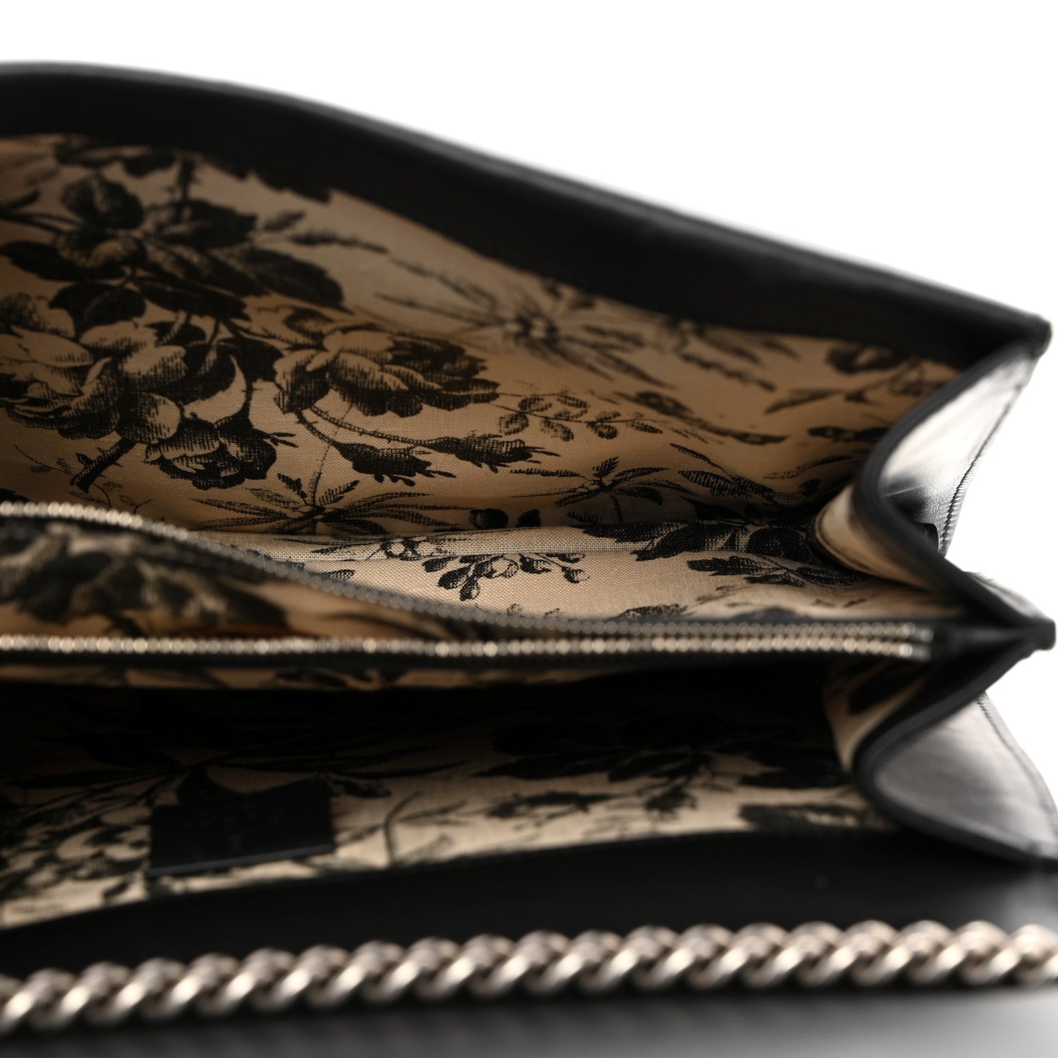 Gucci Calfskin Medium Dionysus Shoulder Bag Black 5 of 10