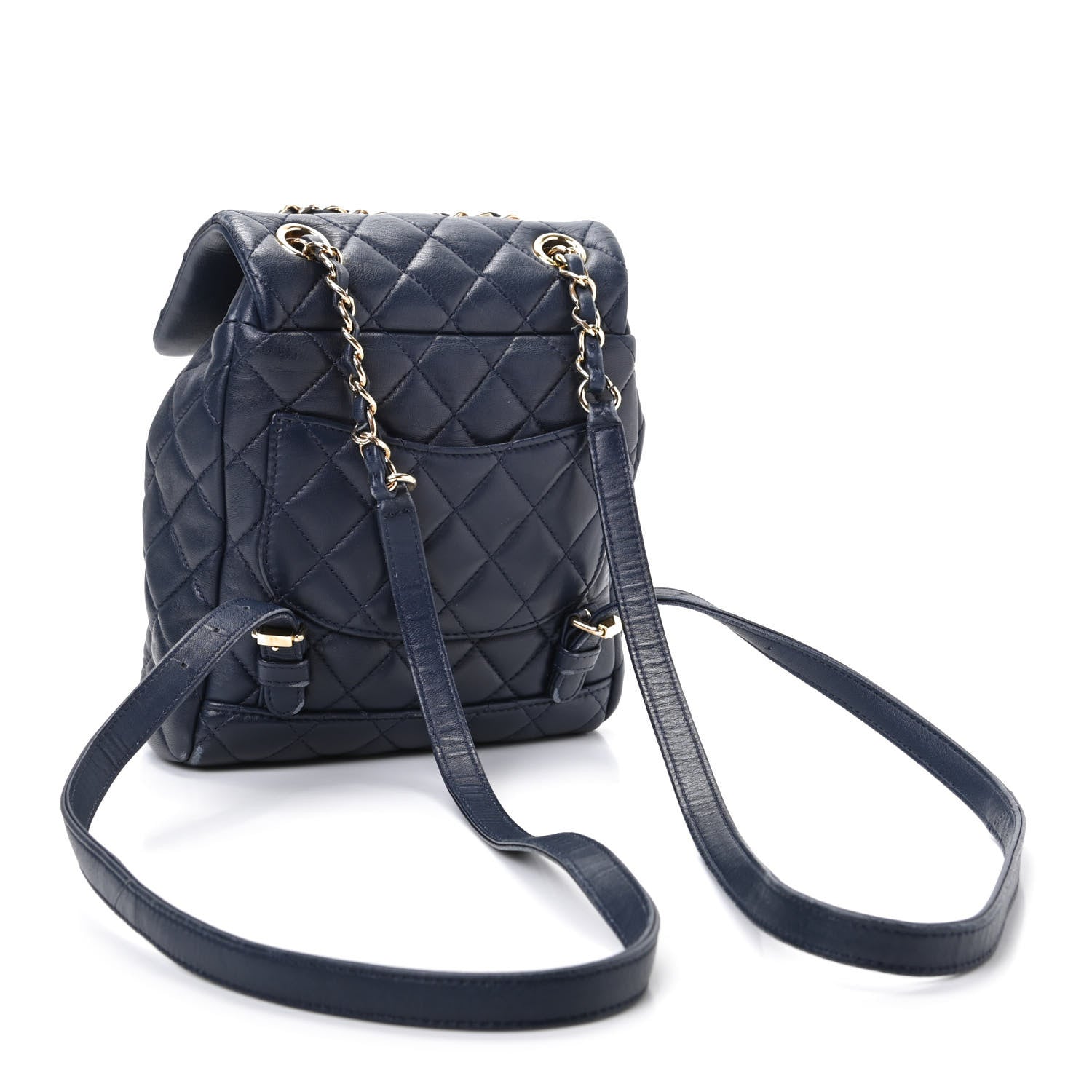 Chanel Lambskin Quilted Mini Urban Spirit Backpack Navy 3 of 10