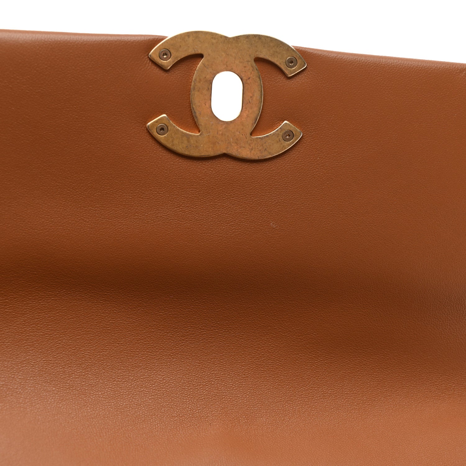 Chanel Lambskin Quilted Medium Chanel 19 Flap Brown 11 of 11