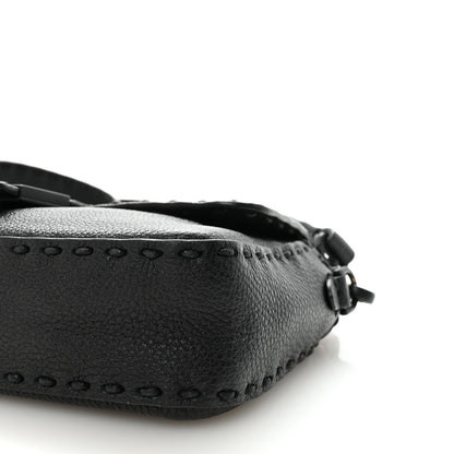 Fendi Cuoio Romano Selleria Baguette Black 9 of 9