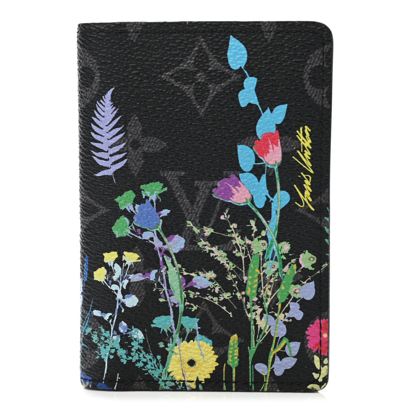 Monogram Eclipse Flower Print Pocket Organizer NM