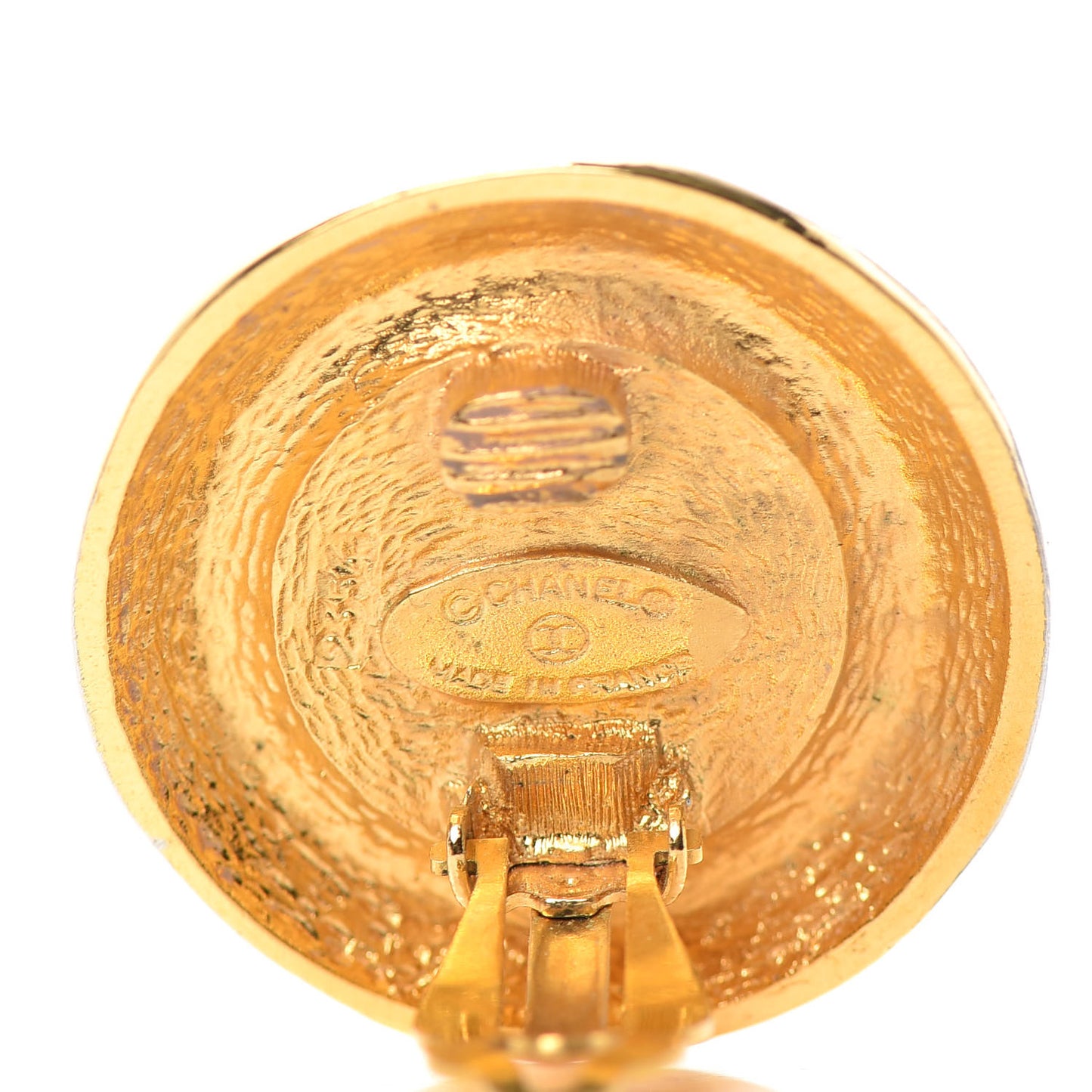 Pearl Clip On Earrings Gold