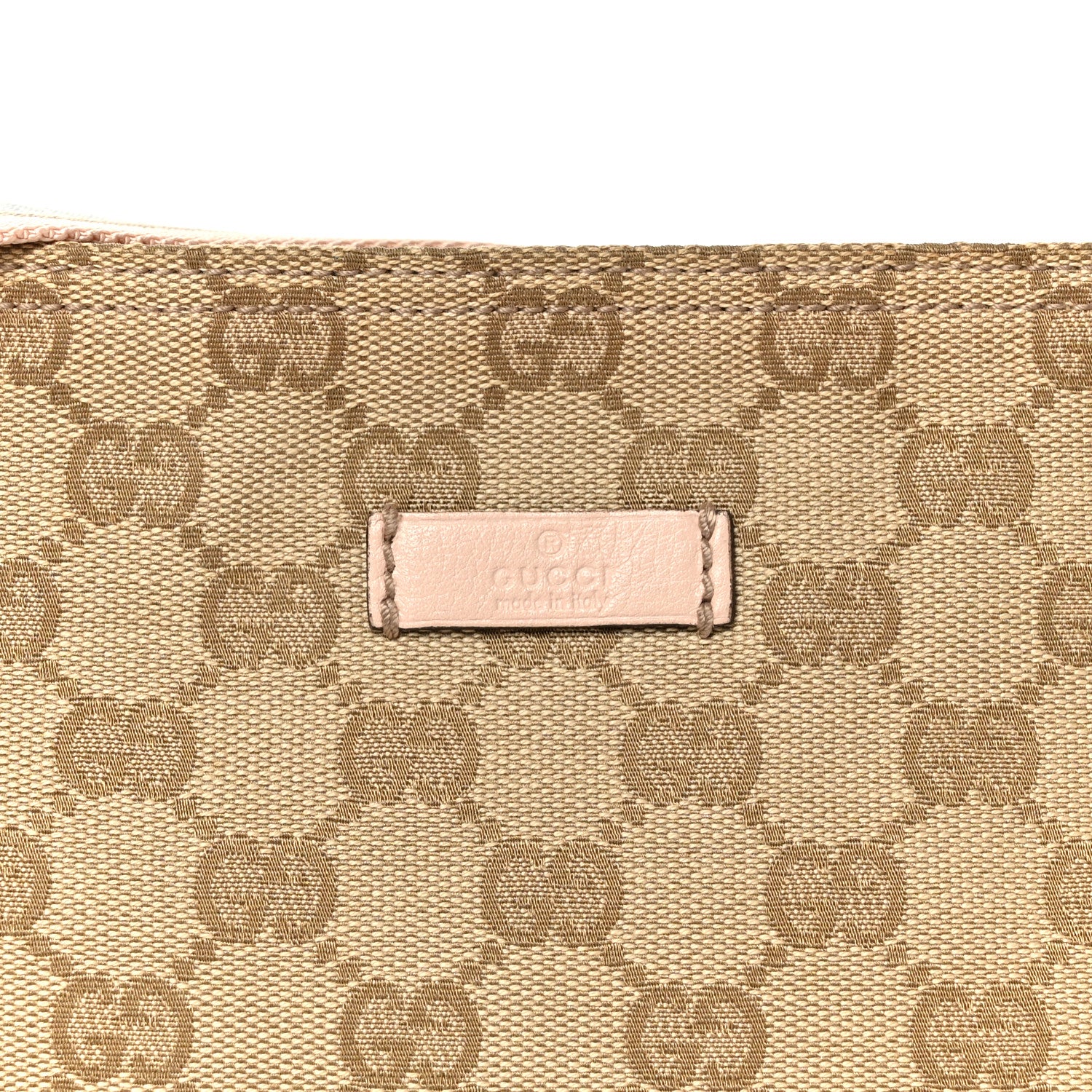 Gucci Monogram Web Small Flat Messenger Crossbody Pink Blue 9 of 11