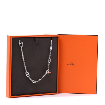 Hermes Sterling Silver Farandole Necklace 160 6 of 6