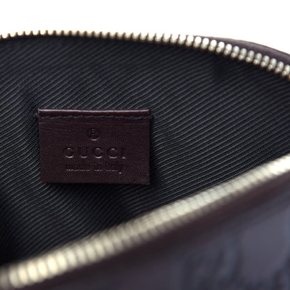 Gucci Guccissima Cosmetic Case Dark Brown 5 of 8