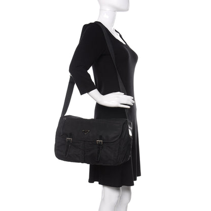 Prada Nylon Vela Sport Messenger Bag Black 2 of 20