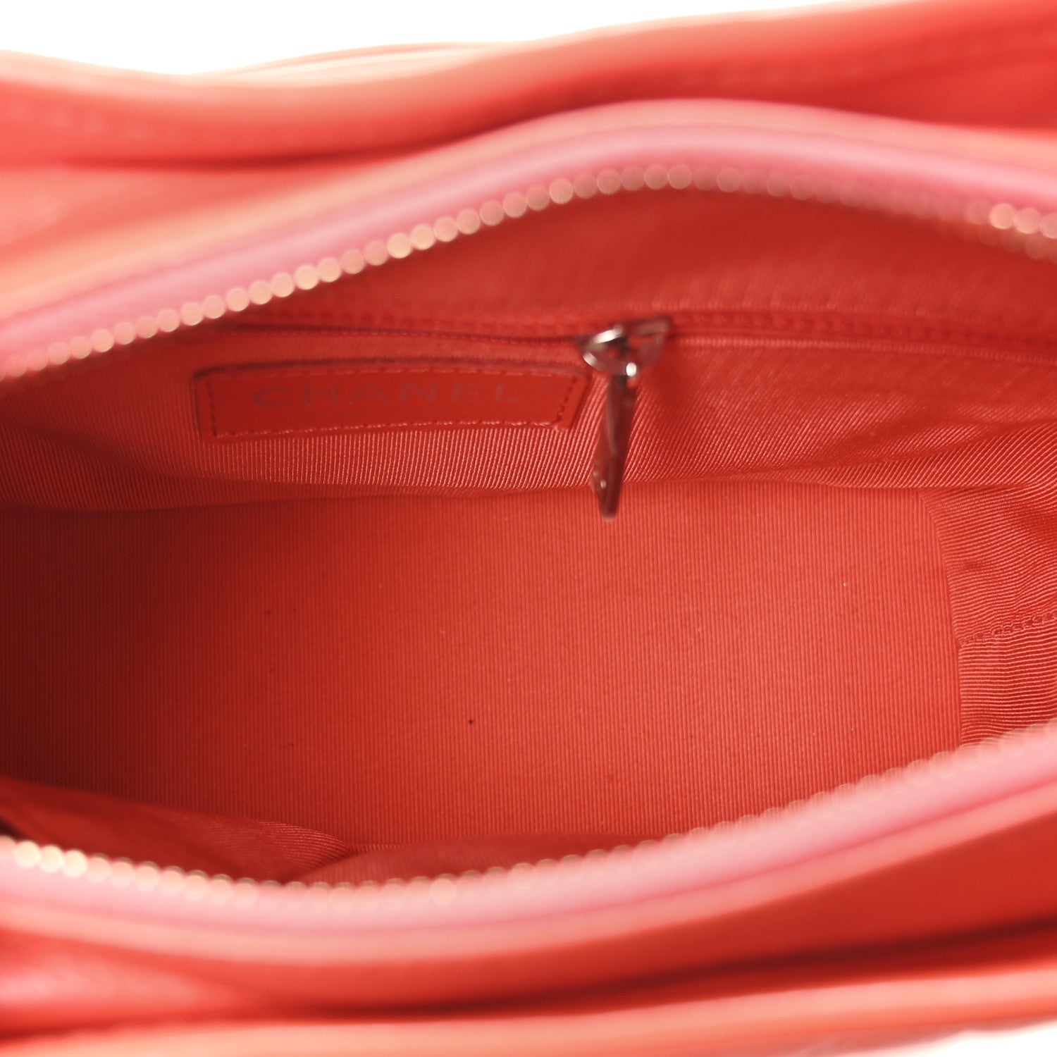 Chanel Aged Calfskin Quilted Small Gabrielle Hobo Coral 5 of 10
