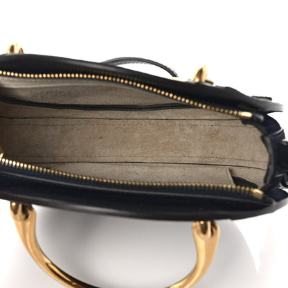 Chloe Calfskin Suede Small Pixie Bag Full Blue 5 of 9