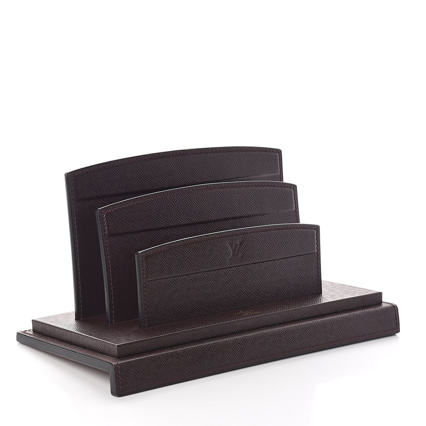 Taiga Leather 6 Piece Desk Set Acajou