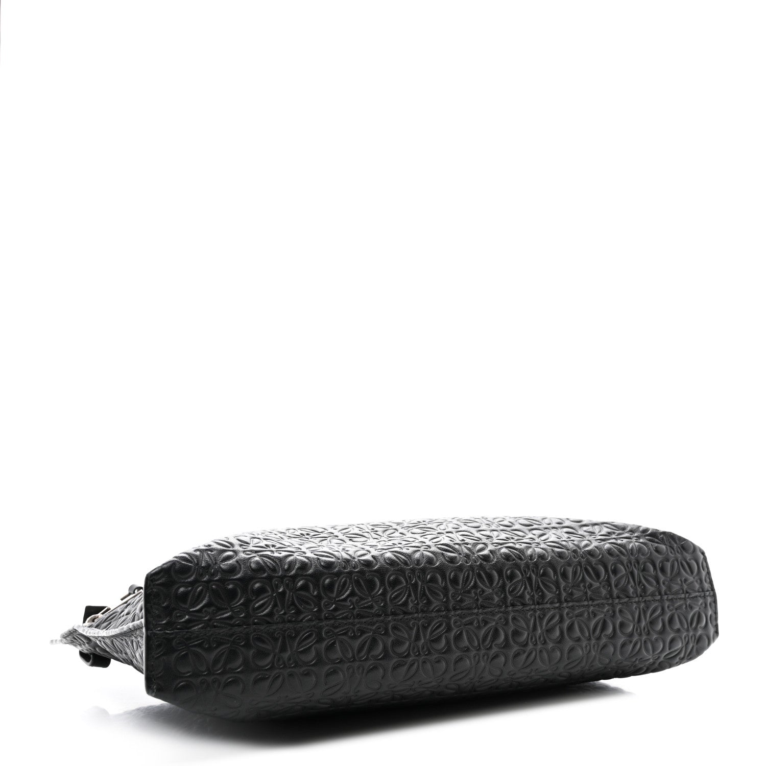Loewe Calfskin Embossed Repeat T Pouch Black 4 of 7