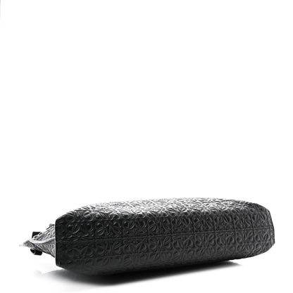 Loewe Calfskin Embossed Repeat T Pouch Black 4 of 7