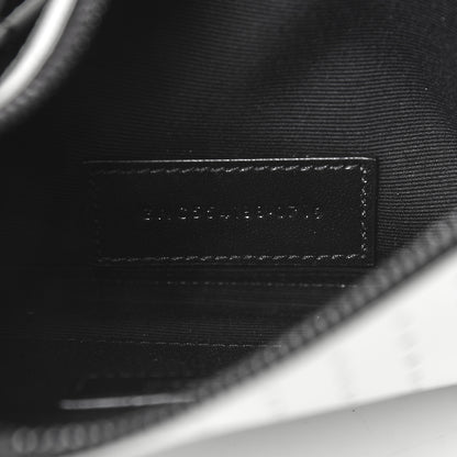 Saint Laurent Calfskin Square Dot Zip Bill Pouch White 7 of 8