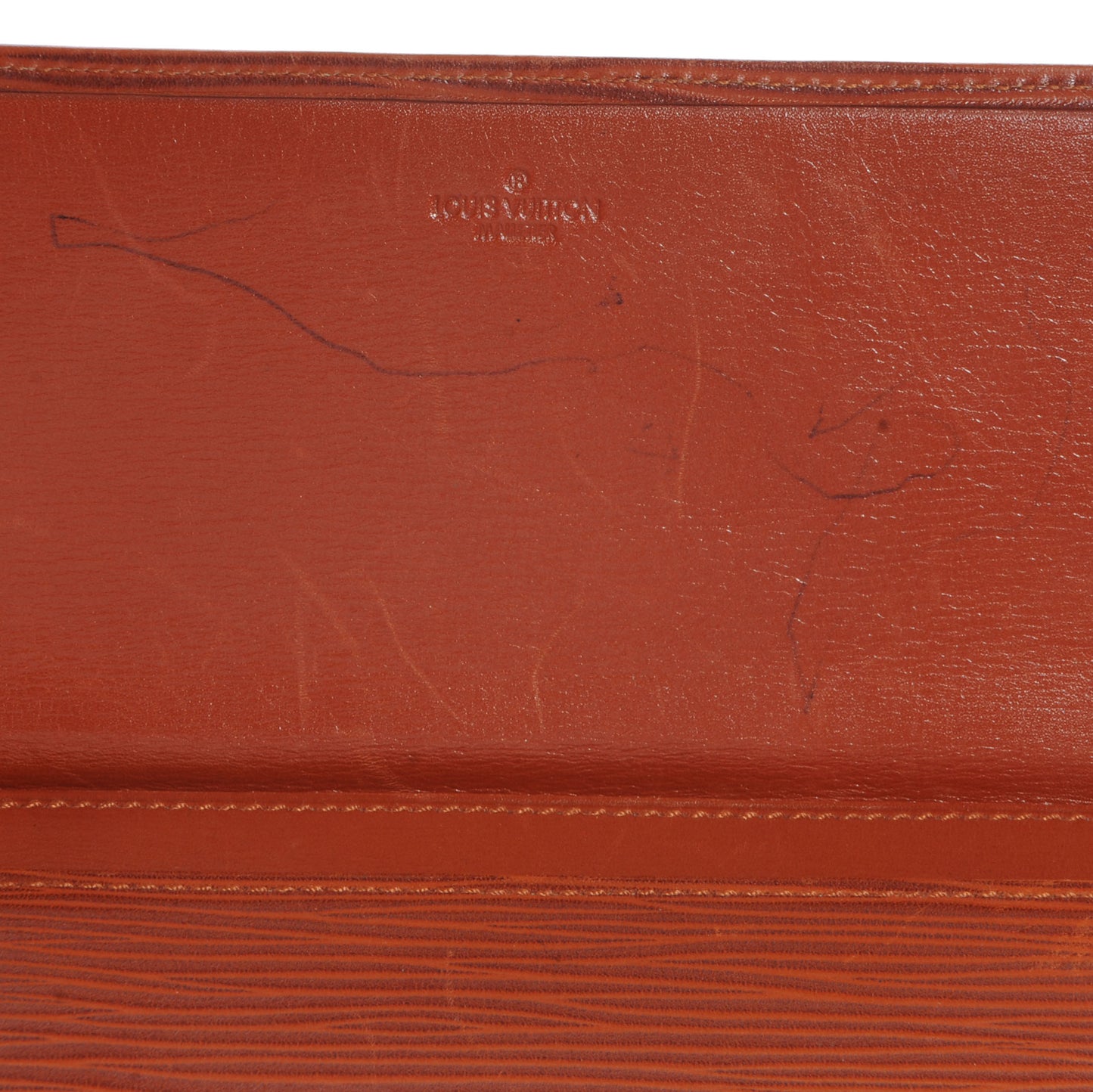 Epi Checkbook Holder Wallet Kenyan Fawn