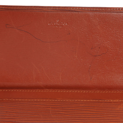 Louis Vuitton Epi Checkbook Holder Wallet Kenyan Fawn 7 of 7