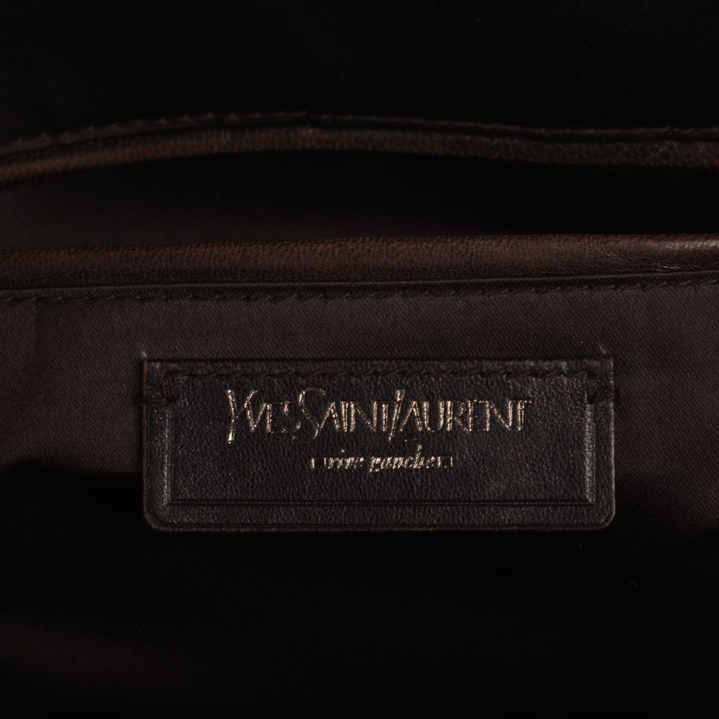 Patent Calfskin Large Muse Gray