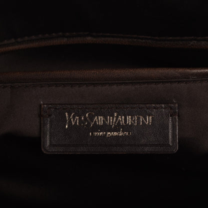 Saint Laurent Patent Calfskin Large Muse Gray 9 of 15