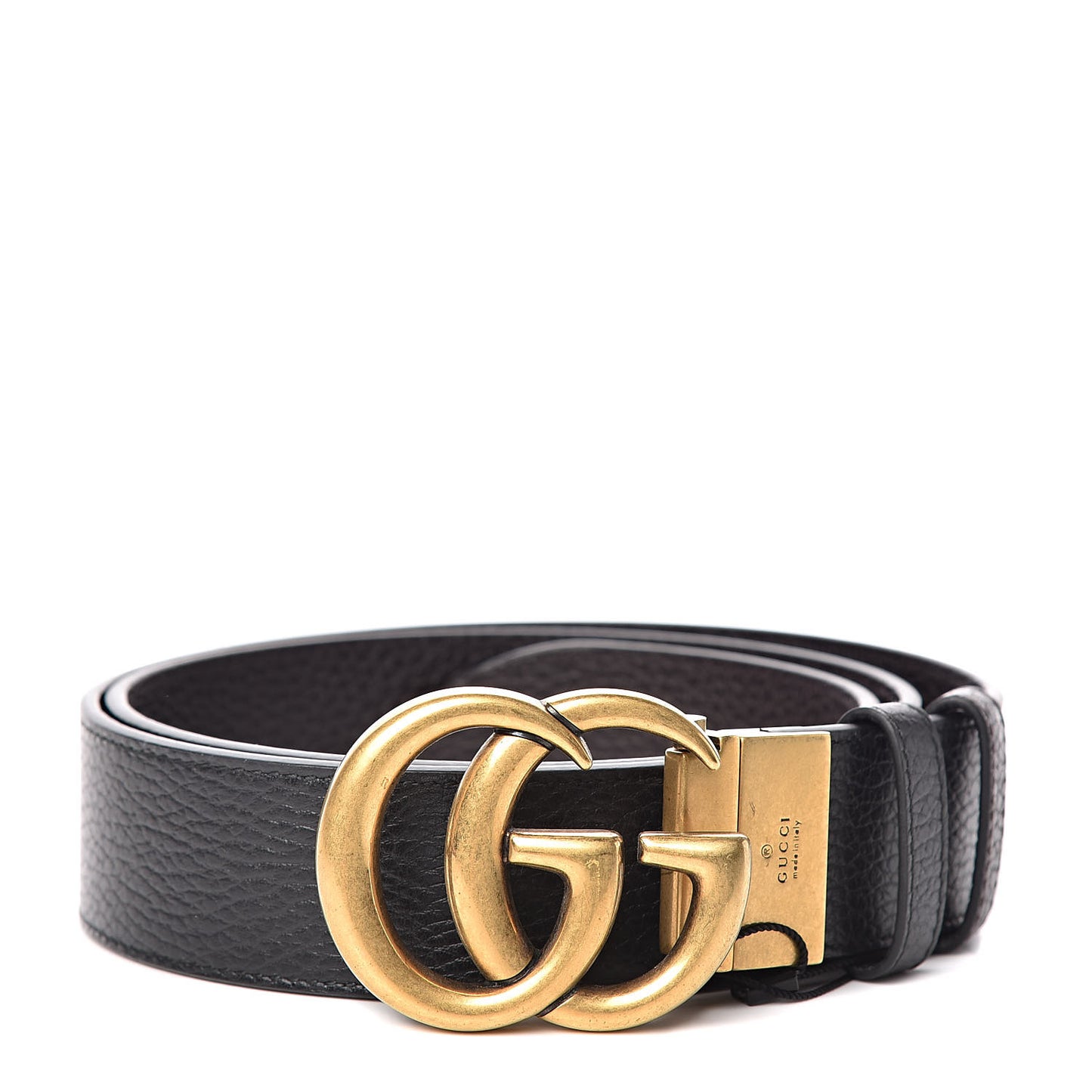 Calfskin Double G Reversible 37mm Belt 95 38 Black Cocoa