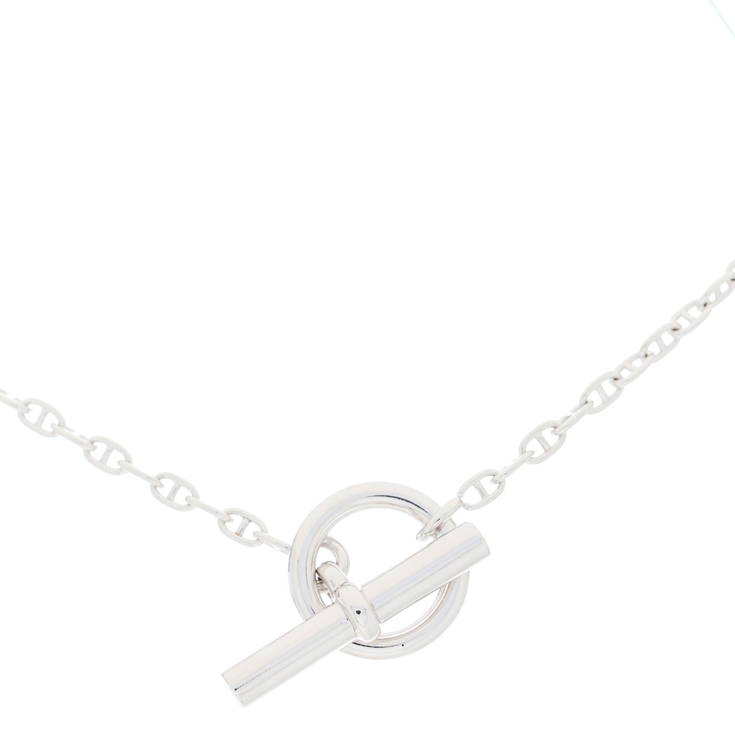 Hermes 18K White Gold Diamond New Farandole Pendant Necklace ST 3 of 5