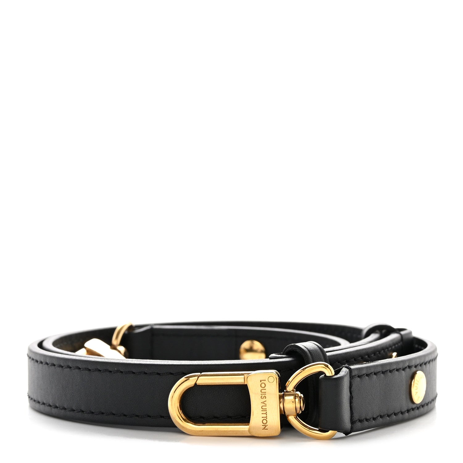 Louis Vuitton Calfskin Multi Pochette Shoulder Strap Black 1 of 4