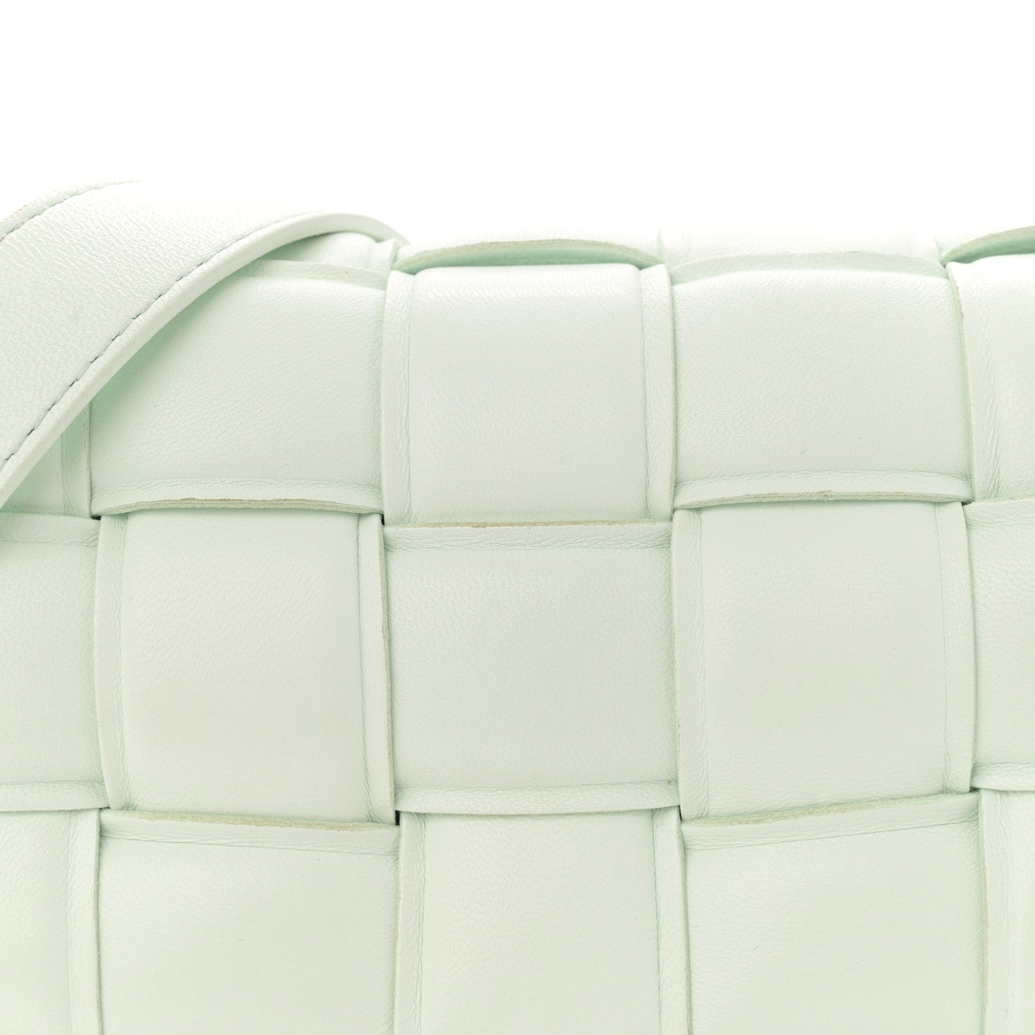 Bottega Veneta Nappa Maxi Intreccio Small Padded Cassette Crossbody Bag Glacier 8 of 13