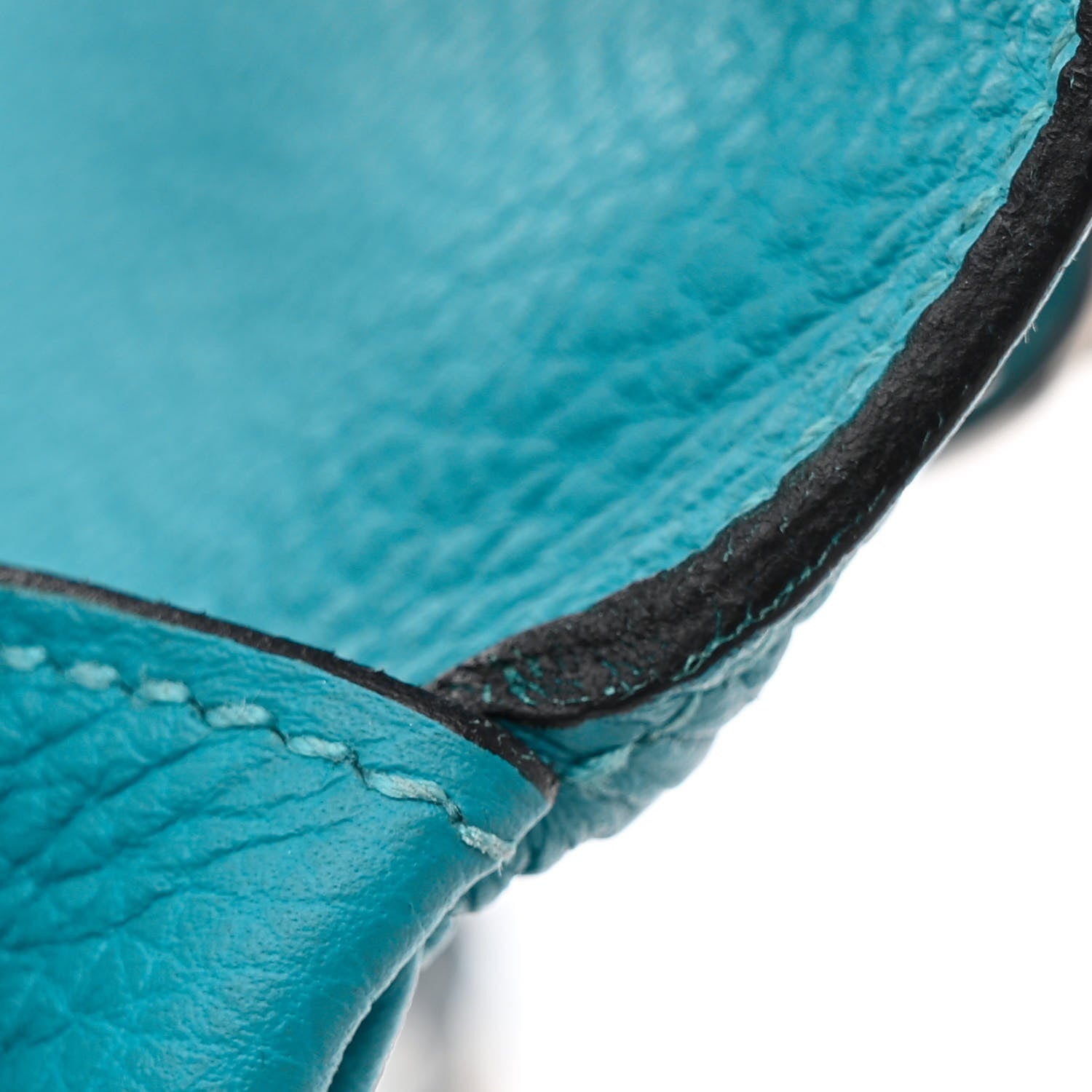 Hermes Togo Kelly Retourne 32 Turquoise 11 of 14