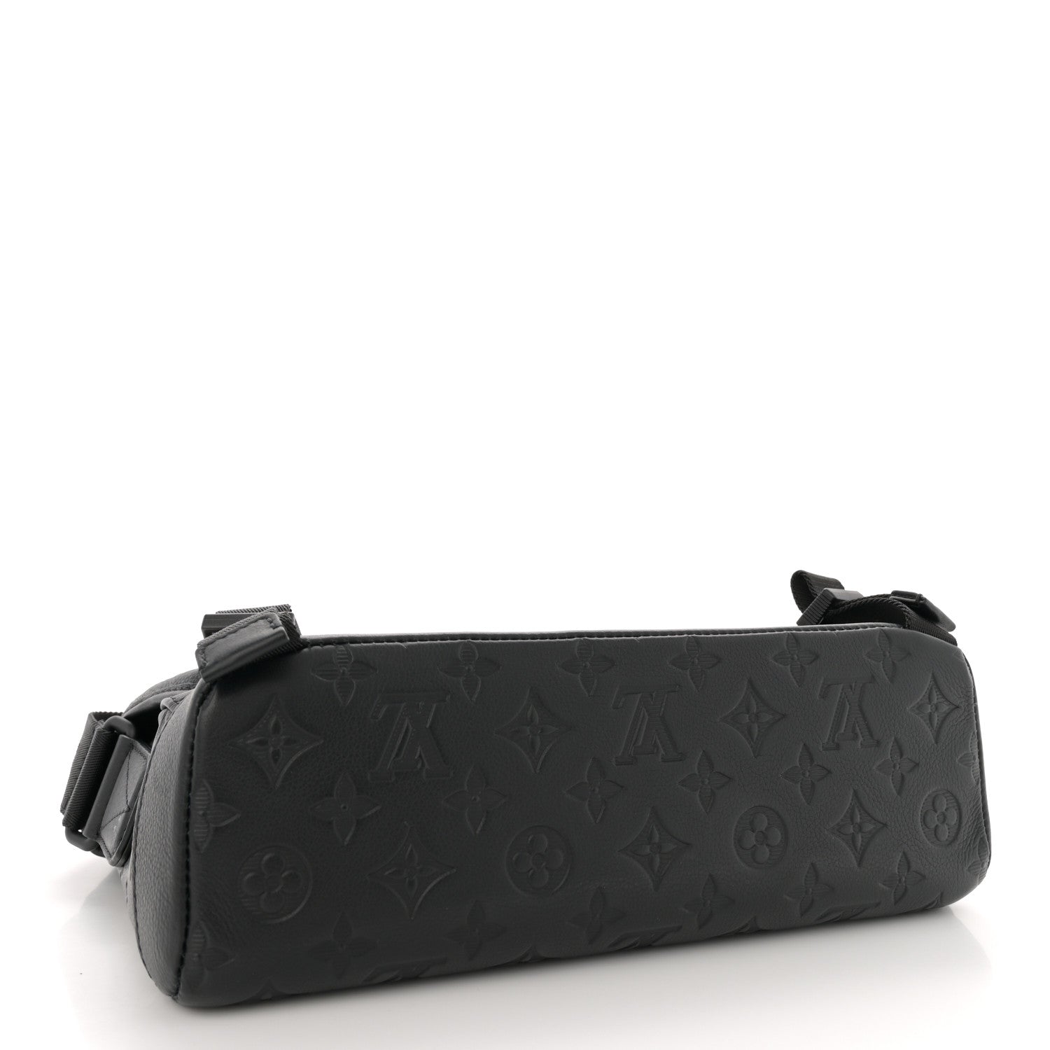 Louis Vuitton Calfskin Monogram Shadow Messenger Voyager PM  Black 4 of 10