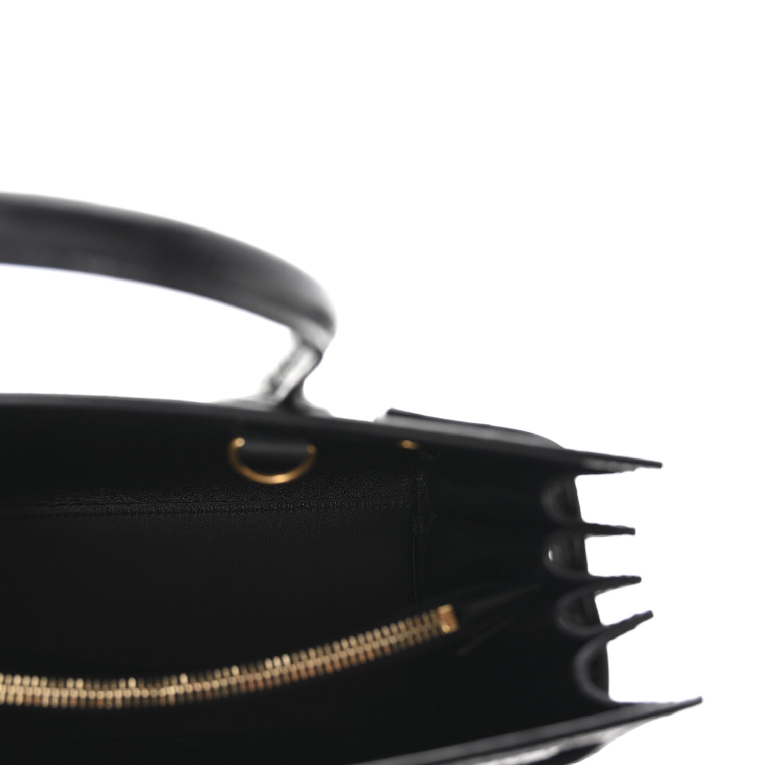 Saint Laurent Calfskin Crocodile Embossed Baby Sac De Jour Black 5 of 9