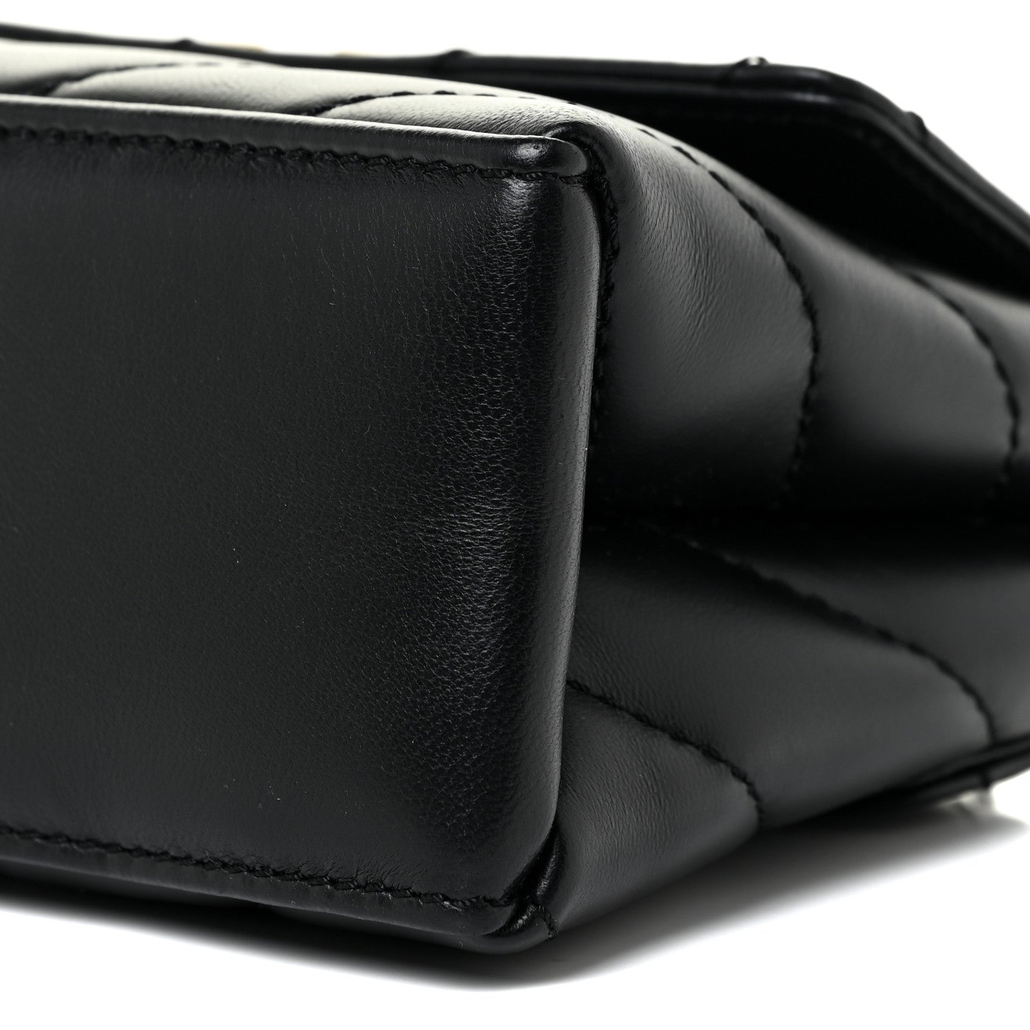 Off-White Calfskin Diagonal Quilted Jackhammer 17 Shoulder Bag Black 10 of 13