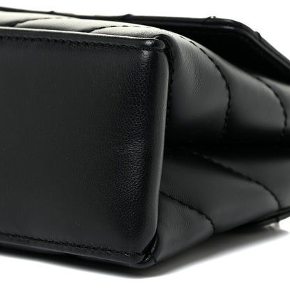 Off-White Calfskin Diagonal Quilted Jackhammer 17 Shoulder Bag Black 10 of 13