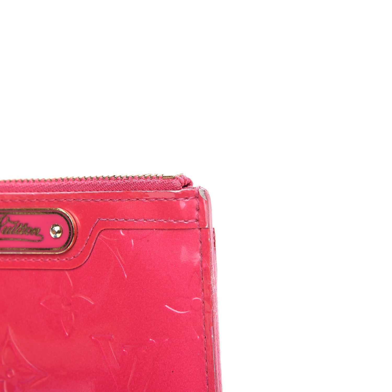 Louis Vuitton Vernis Key Pouch Rose Pop 6 of 9